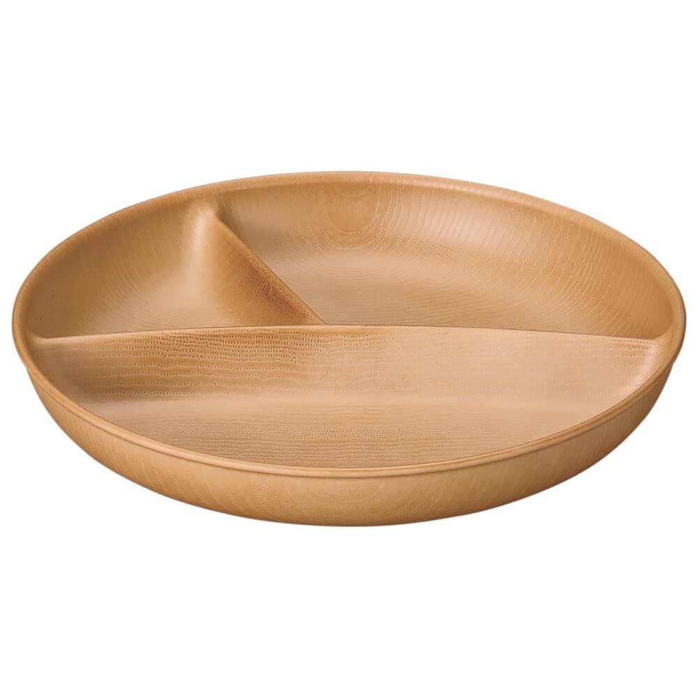 BACKYARD FAMILY「ワンプレート 皿 仕切り 通販 日本製 木目 スクエアワンプレート ランチプレート」|食器・キッチングッズ|ブラウン1