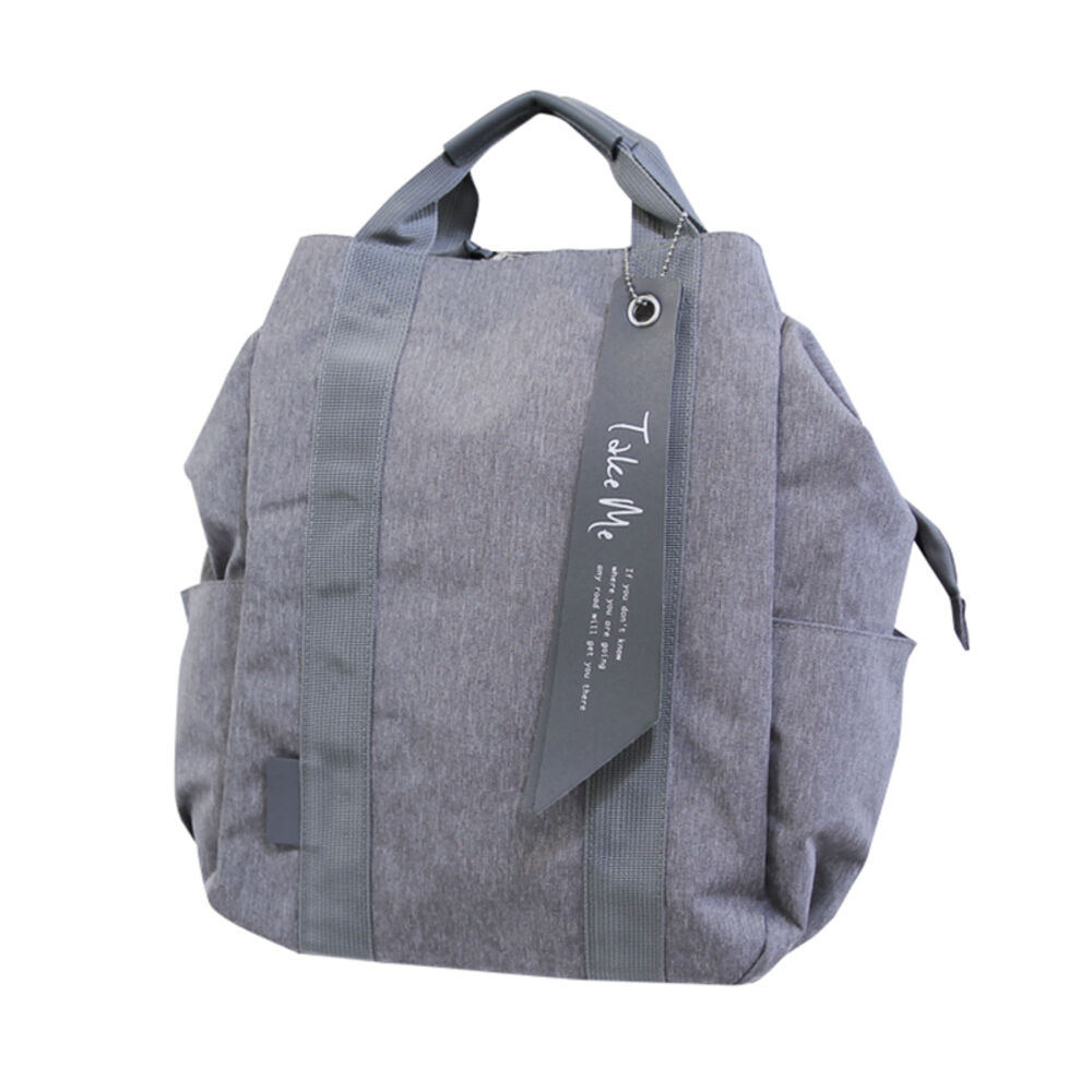 BACKYARD FAMILY「Take Me テイクミー 通販 リュック マザーズバッグ ママバッグ 大容量 小さめ 長さ調整」|リュック|グレー1