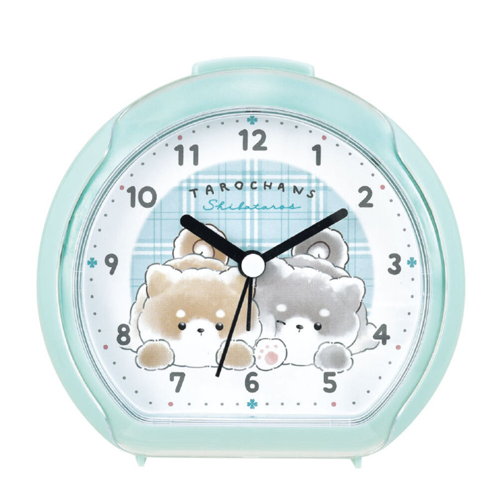 BACKYARD FAMILY「目覚まし時計 時計 キャラクター 通販 置き時計 置時計 ラウンド型クロック ラウンドクロック」|クロック・置時計|グリーン1