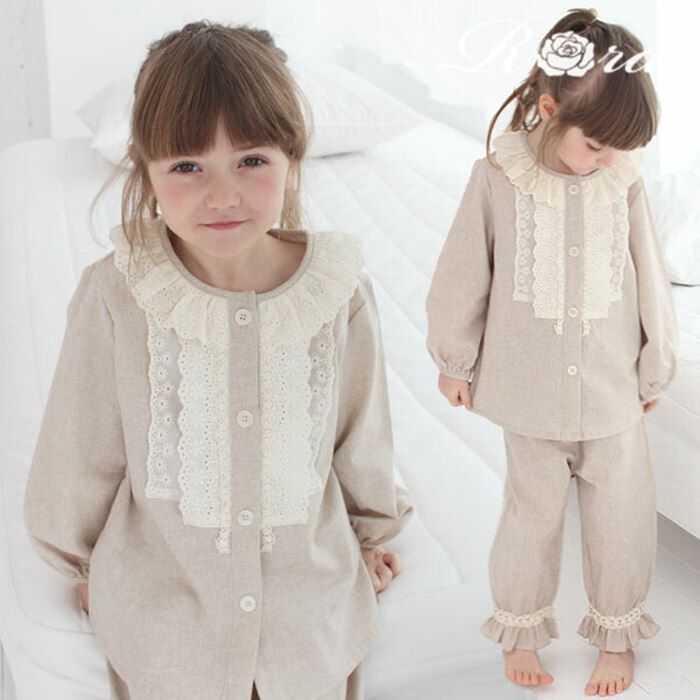 BACKYARD FAMILY「パジャマ 前開き 女の子 キッズ 通販 セットアップ 10006256 上下セット 長袖 上下」|その他|