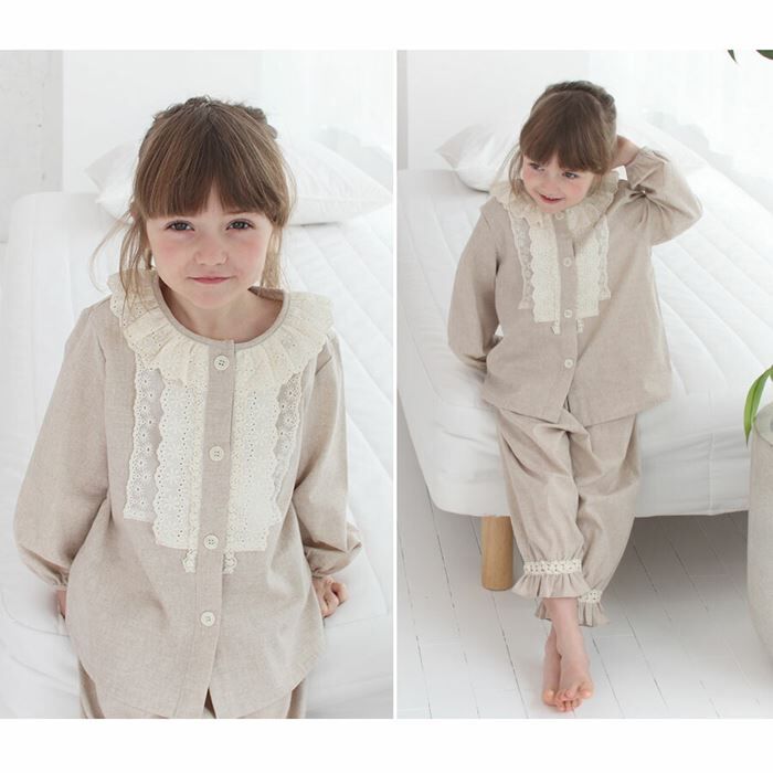 BACKYARD FAMILY「パジャマ 前開き 女の子 キッズ 通販 セットアップ 10006256 上下セット 長袖 上下」|その他|