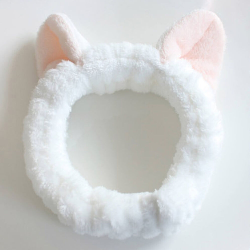 BACKYARD FAMILY「ヘアバンド 洗顔 キッズ 通販 アニマル 耳付き 58192201 アーンヘアバンド ヘアターバン」|その他|ホワイト1