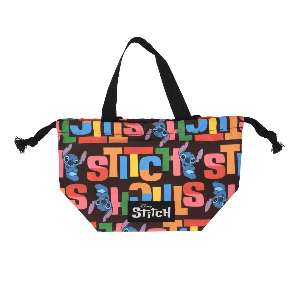 BACKYARD FAMILY「巾着袋 マチ付き 通販 ランチ巾着 マチ付き巾着袋 お弁当ぶくろ お弁当バッグ お弁当箱入れ」|食器・キッチングッズ|ブラック3