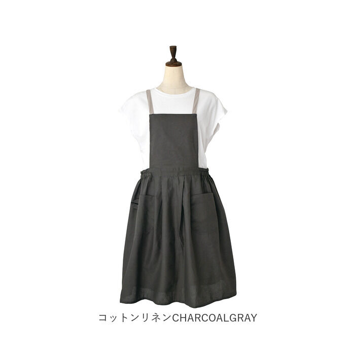 BACKYARD FAMILY「ギャザー エプロン レディース 通販 ギャザーエプロン 前掛け 前掛 おしゃれエプロン 薄い 軽い」|その他|