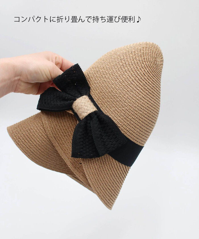 BACKYARD FAMILY「麦わら帽子 キッズ 女の子 通販 RORA ジェーンのサマーハット ストローハット 麦わら 帽子」|ハット|