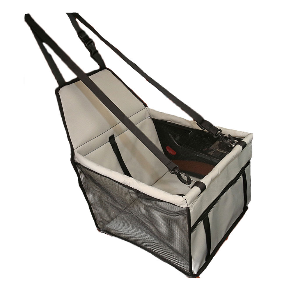 BACKYARD FAMILY「ドライブボックス 犬 猫 通販 小型犬 中型犬 ペット用 ドライブ ペットボックス 折りたたみ」|その他|グレー1