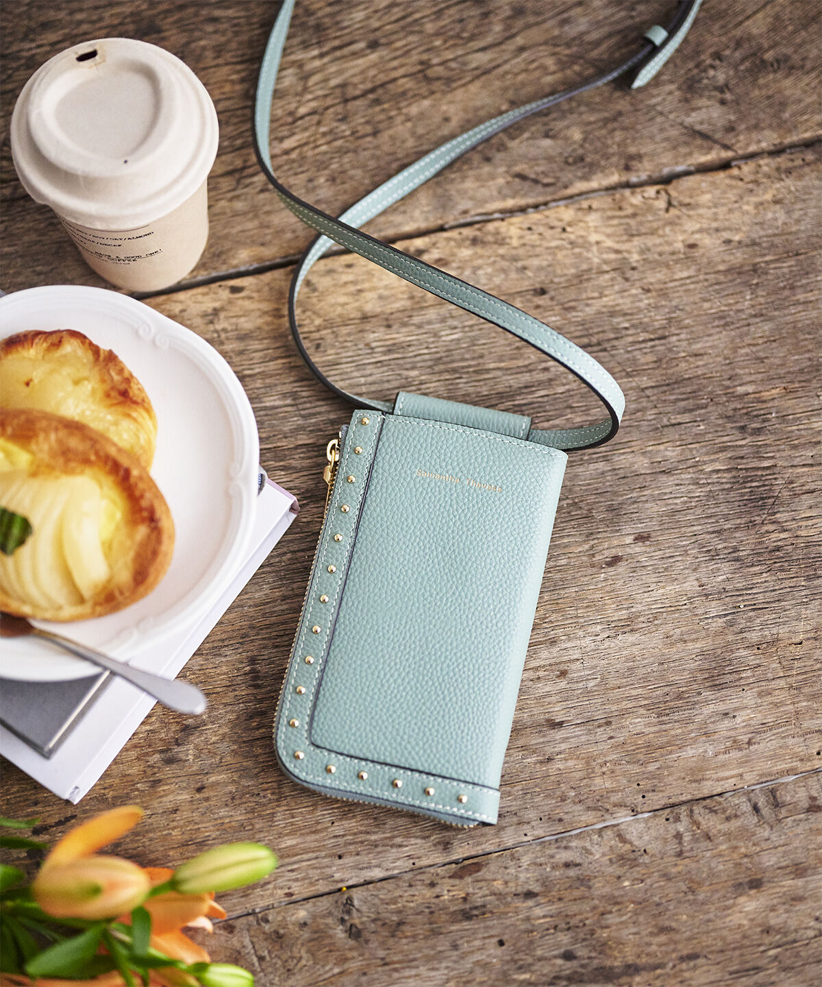 Samantha Thavasa「スタッズデザイン ウォレットショルダー」|ショルダー・メッセンジャー|