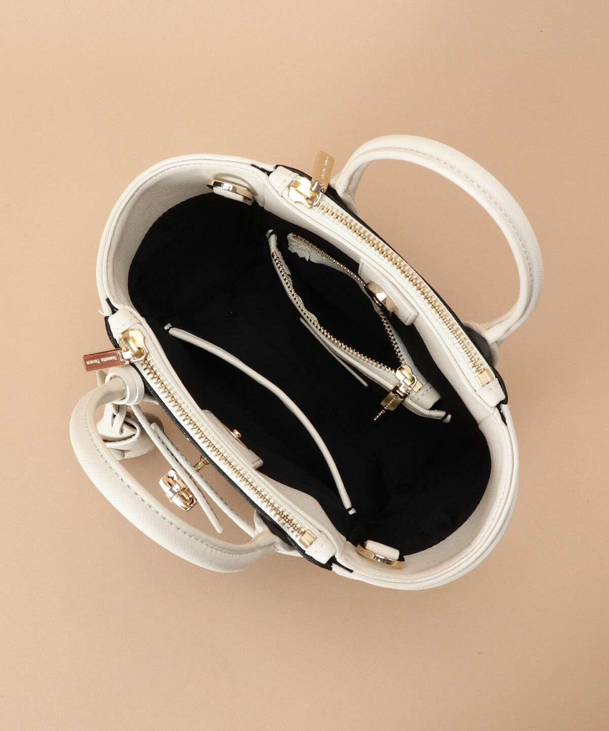 Samantha Thavasa「バイカラーベルトデザイン サマンサアゼル 小サイズ」|ハンドバッグ|