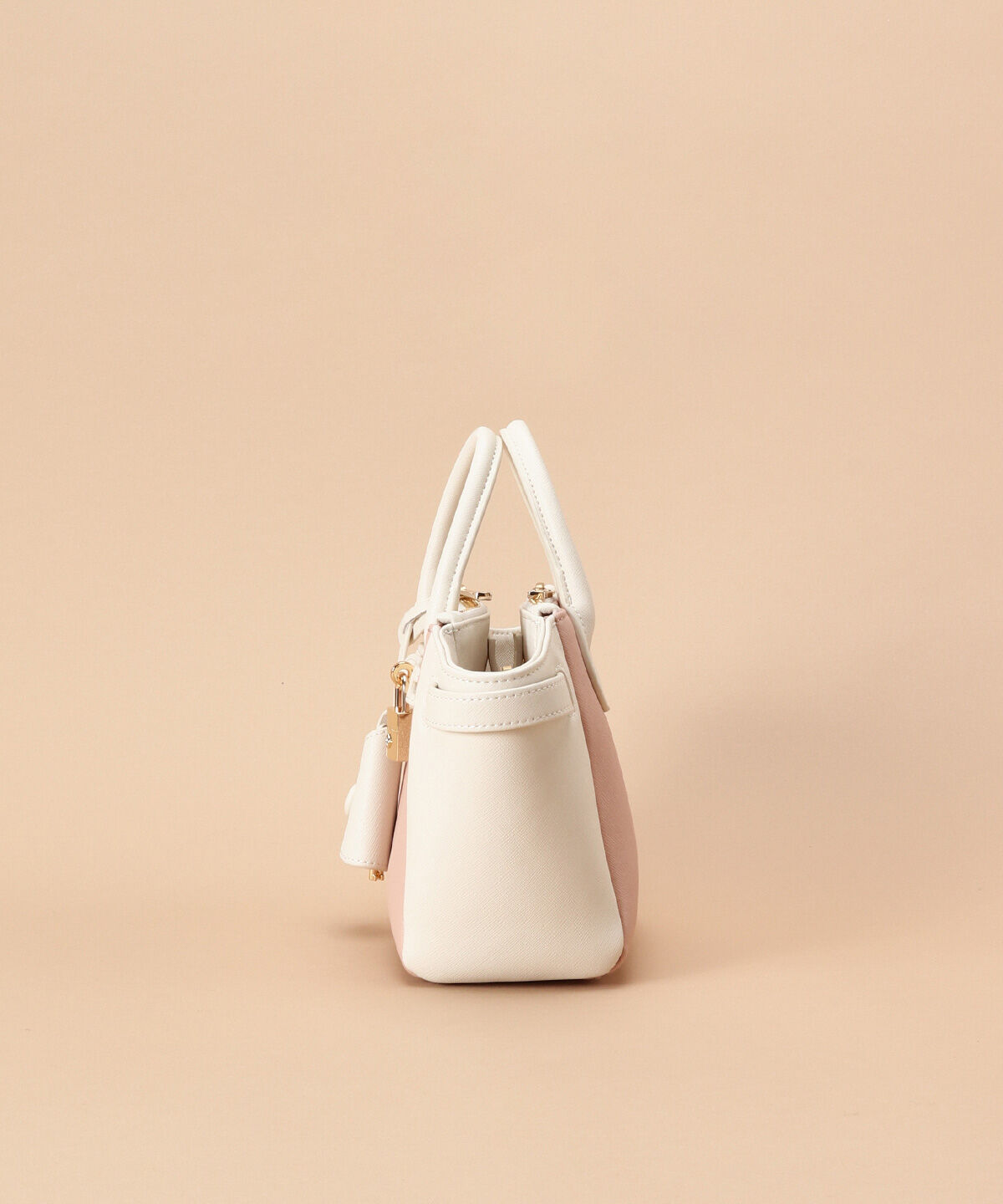 Samantha Thavasa「バイカラーベルトデザイン サマンサアゼル 小サイズ」|ハンドバッグ|