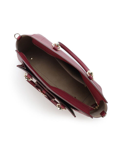 Samantha Vega「ビジュー＆リボン付トート 大」|ハンドバッグ|