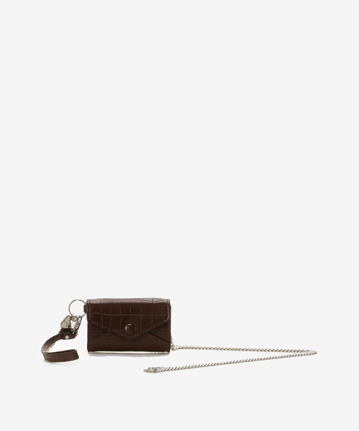 Samantha Vega「クロコレターチャーム」|チャーム・キーホルダー|ブラウン