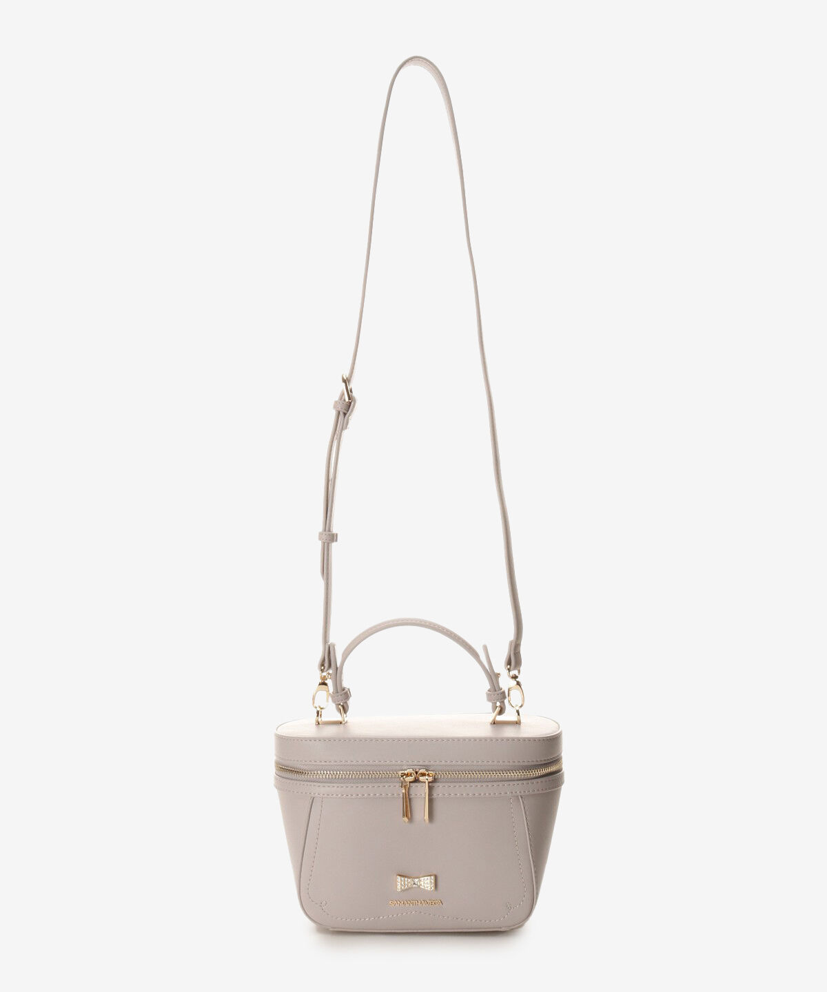 Samantha Vega「ビジューリボンバニティバック」|ハンドバッグ|