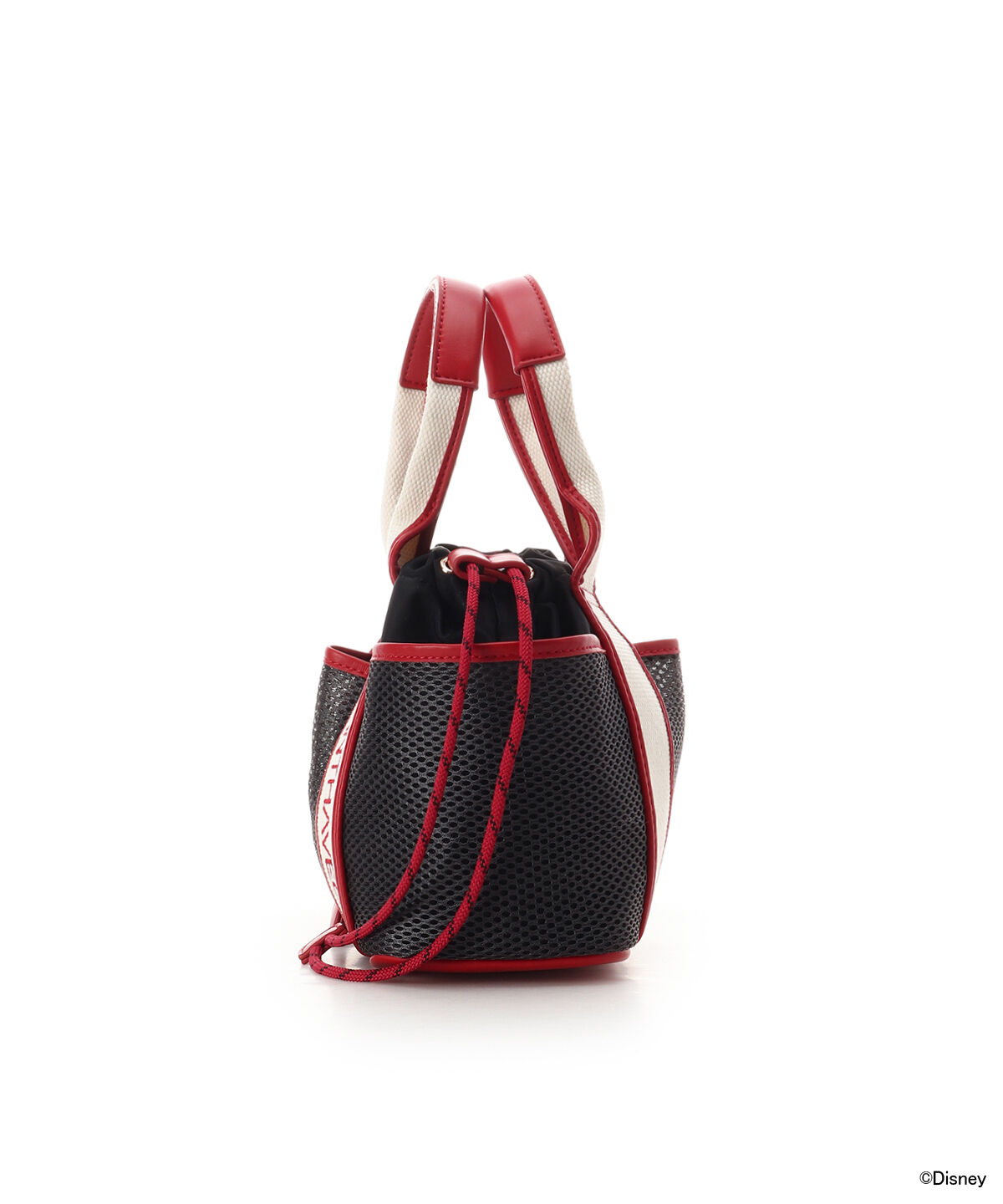 Samantha Vega「｢ﾐｯｷｰﾏｳｽ&ﾌﾚﾝｽﾞ｣ﾛｺﾞﾃｰﾌﾟﾊﾝﾄﾞﾊﾞｯｸﾞ(ﾐｯ  」|ハンドバッグ|