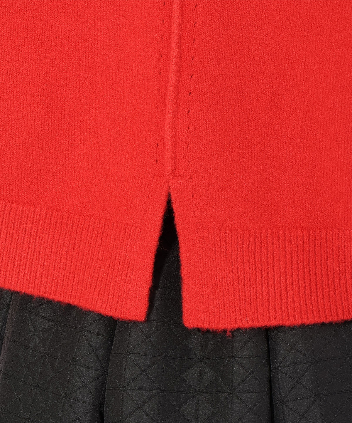 アンドクチュール「ウールMIXハイネックニットプルオーバー」|ニット・セーター|