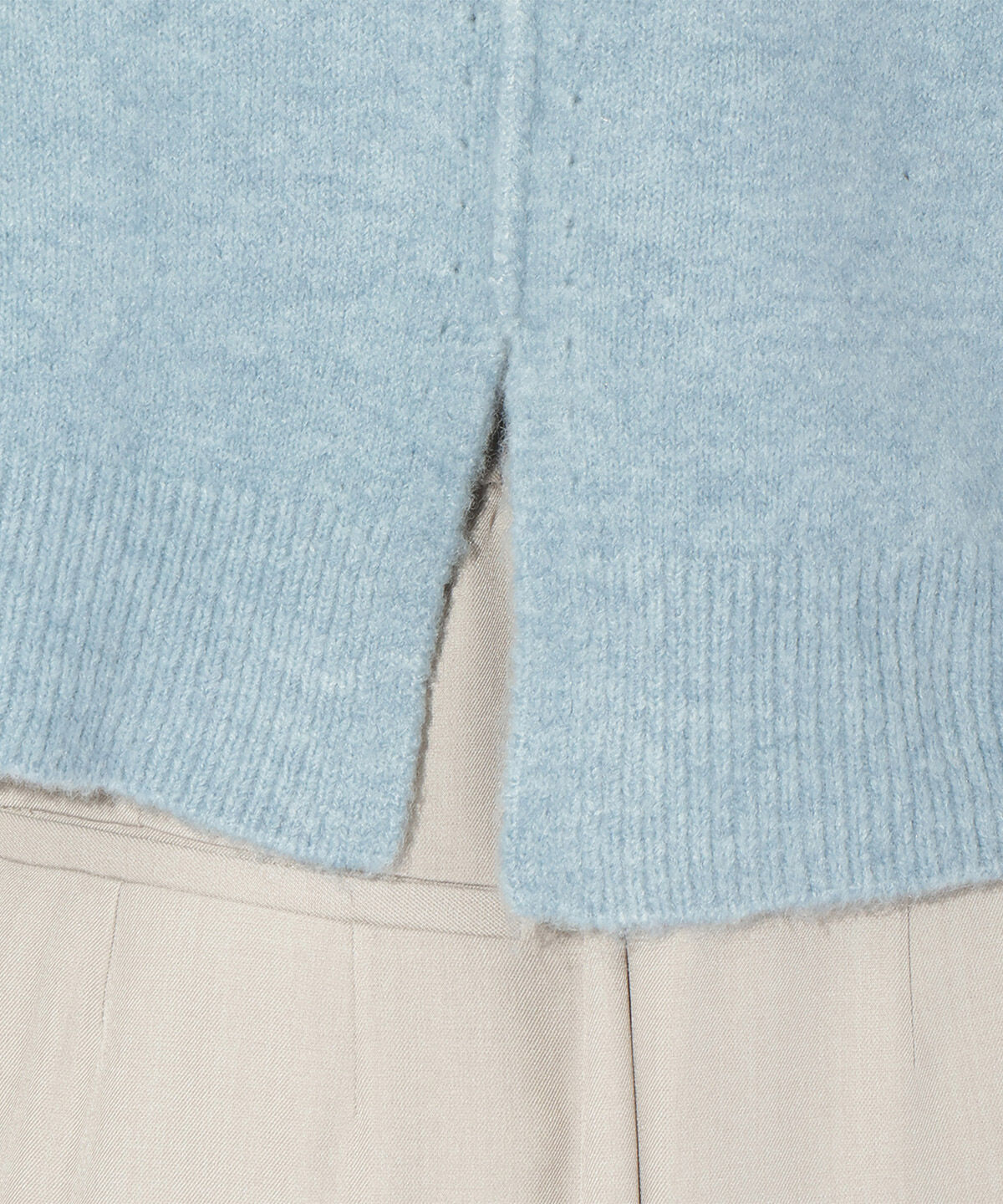 アンドクチュール「ウールMIXハイネックニットプルオーバー」|ニット・セーター|