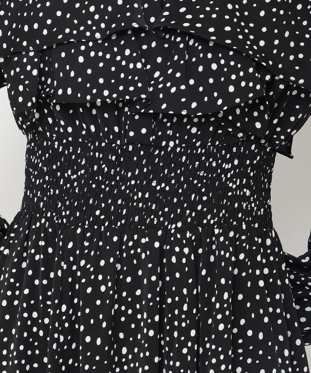 アンドクチュール「ランダムドットフリルワンピース」|ワンピース|