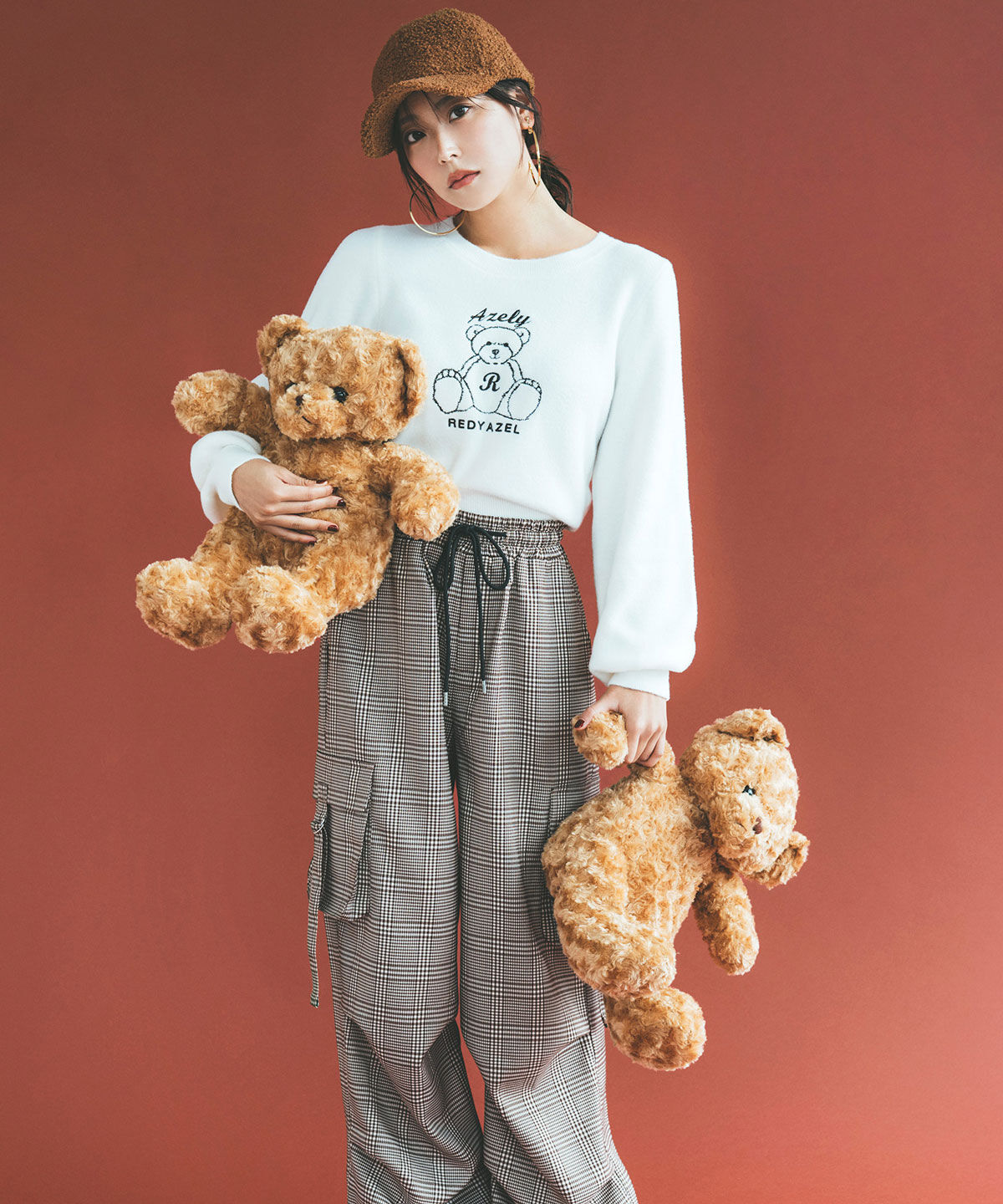 REDYAZEL「Azelyフラッフィニットプルオーバー」|ニット・セーター|