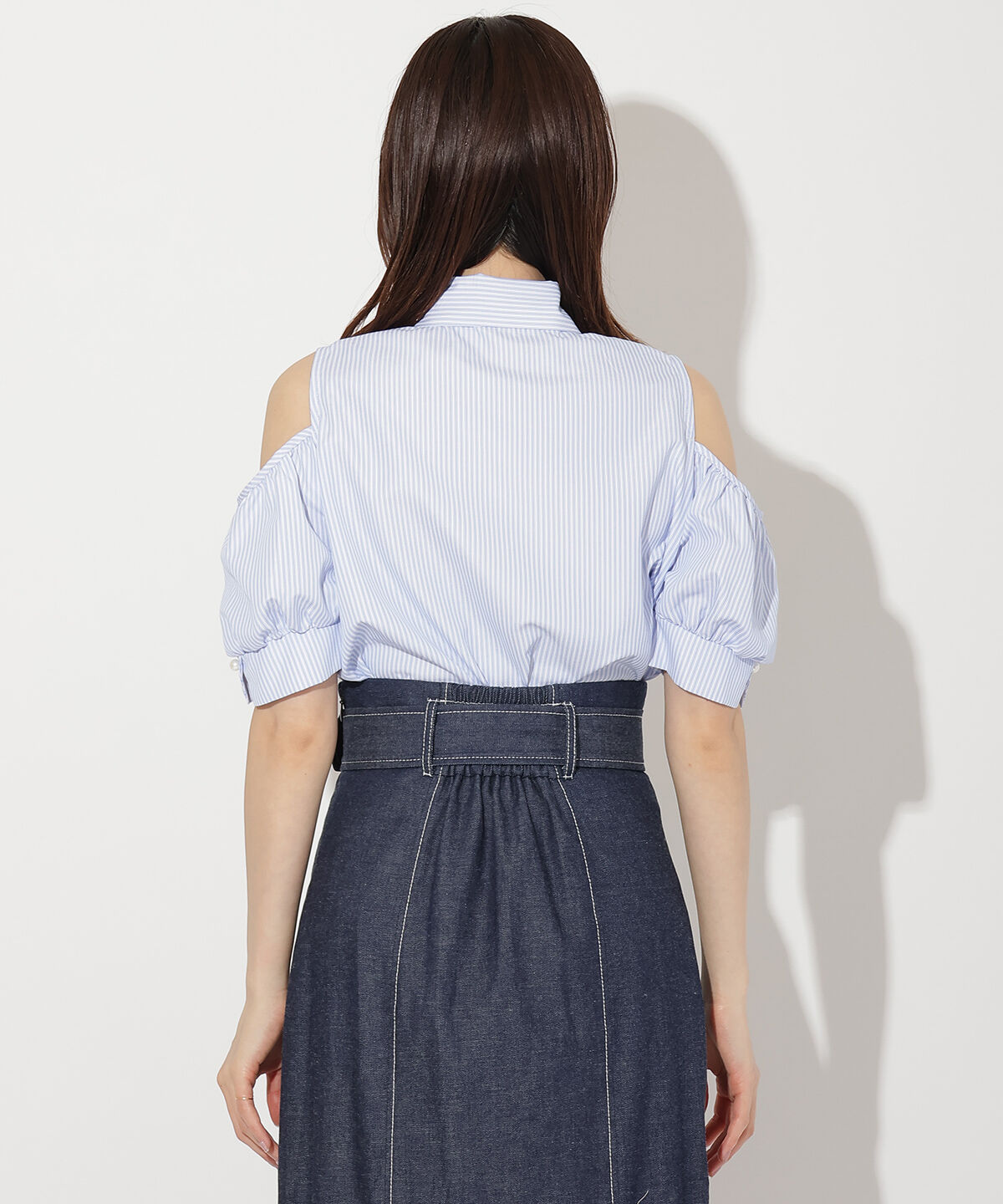 WILLSELECTION「オープンショルダーリボンタイブラウス」|シャツ・ブラウス|