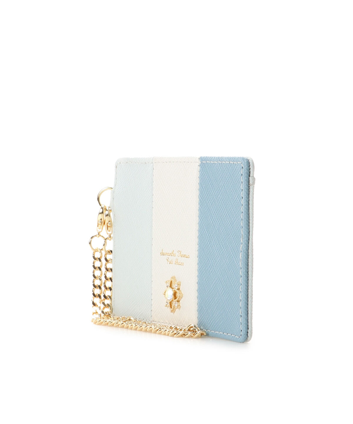 Samantha Thavasa Petit Choice「センターモチーフトリコロールカラー パスケース」|定期入れ|