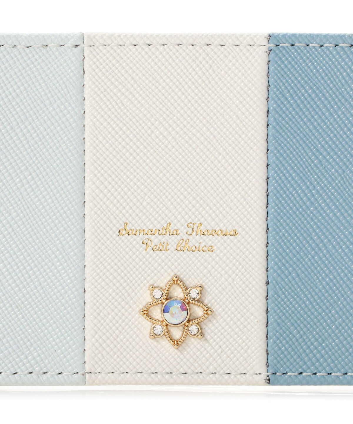 Samantha Thavasa Petit Choice「センターモチーフトリコロールカラー パスケース」|定期入れ|