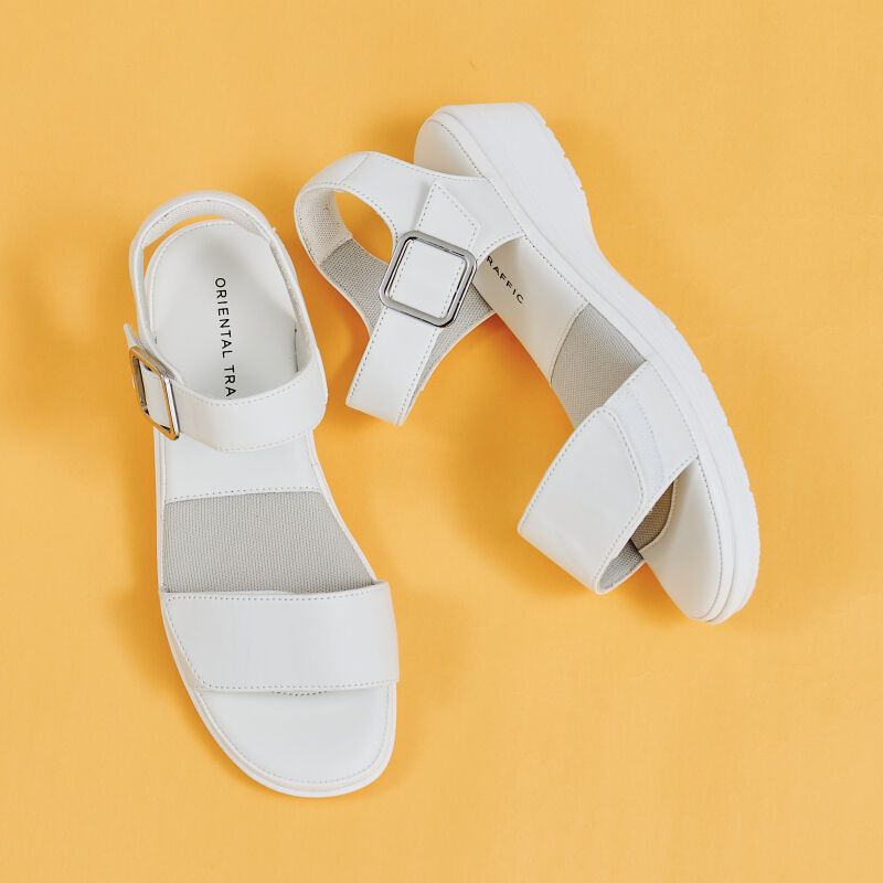 ORiental TRaffic「マジックベルトクッションサンダル/NS-0006」|サンダル|WHITE