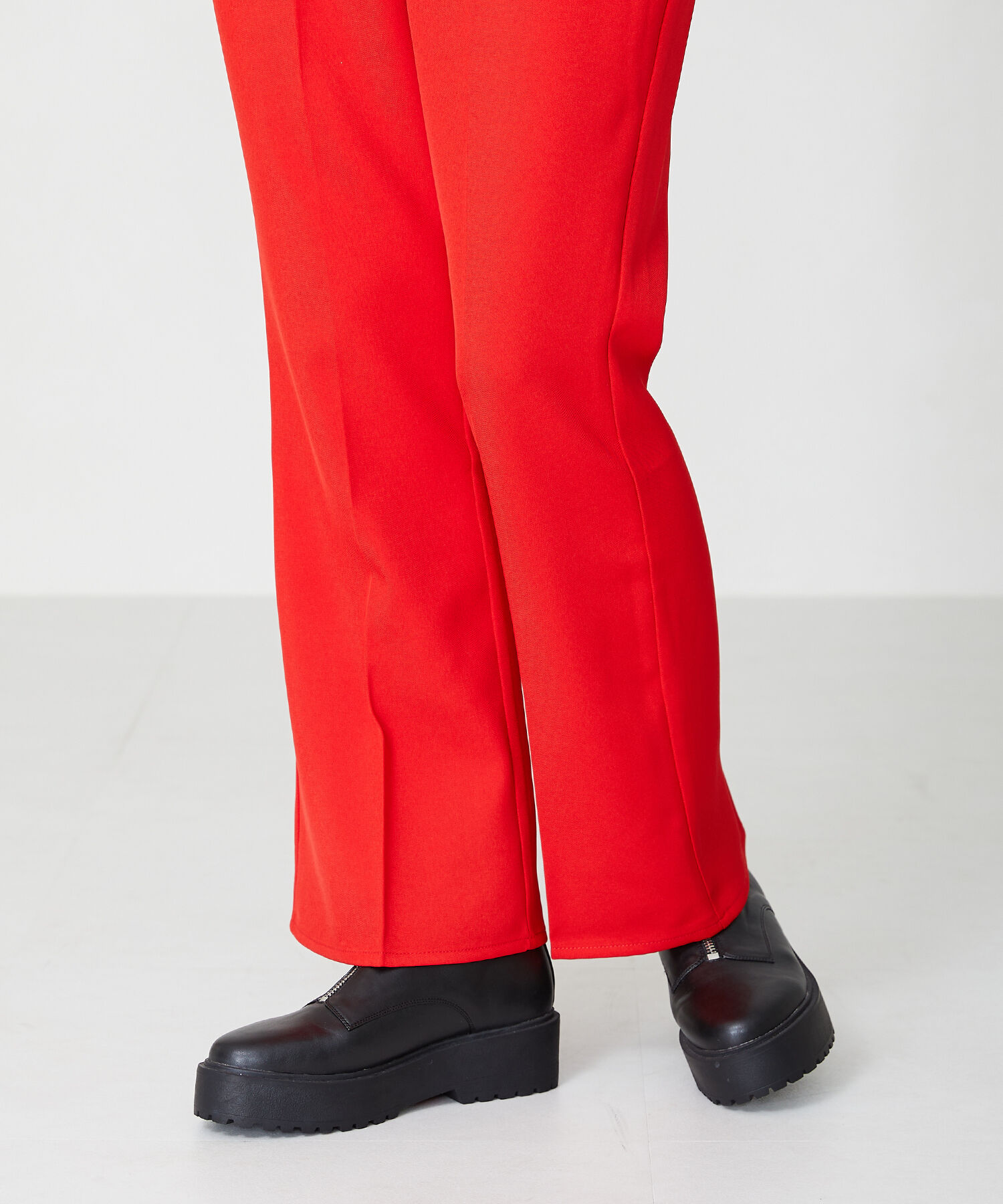 ORiental TRaffic「厚底フロントジップブーツ/31402」|ショートブーツ|