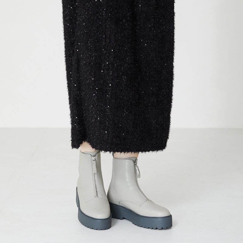 ORiental TRaffic「厚底フロントジップブーツ/31402」|ショートブーツ|