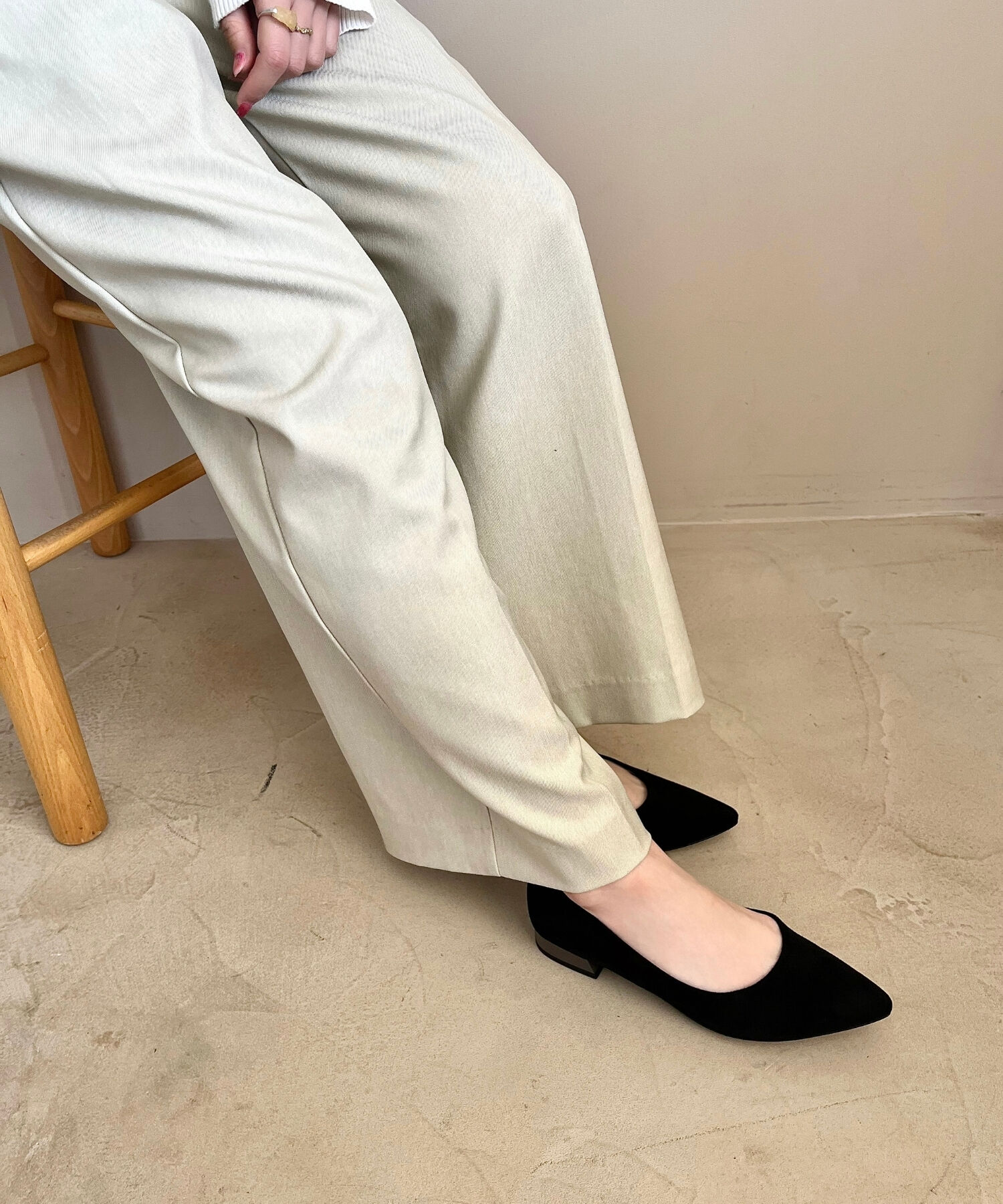 WA Oriental TRaffic「【追加】バイカラーポインテッドトゥパンプス/42302 トレンド　人気 オフィスカジュアル」|パンプス|