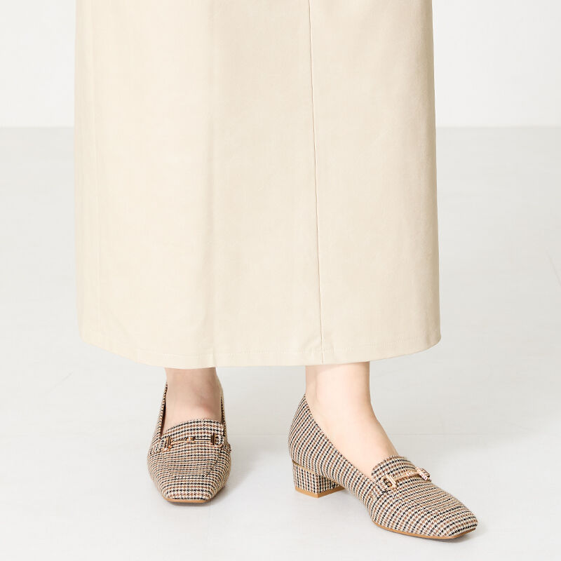 WA Oriental TRaffic「メタリックラインビットヒールローファー/42301」|パンプス|