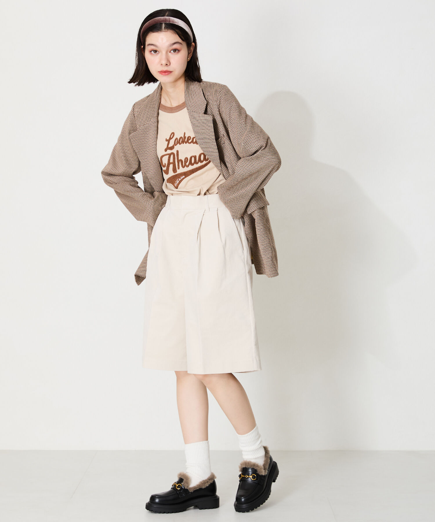 ORiental TRaffic「●2024秋冬新作●ビットモチーフファーローファー/41313」|ローファー|