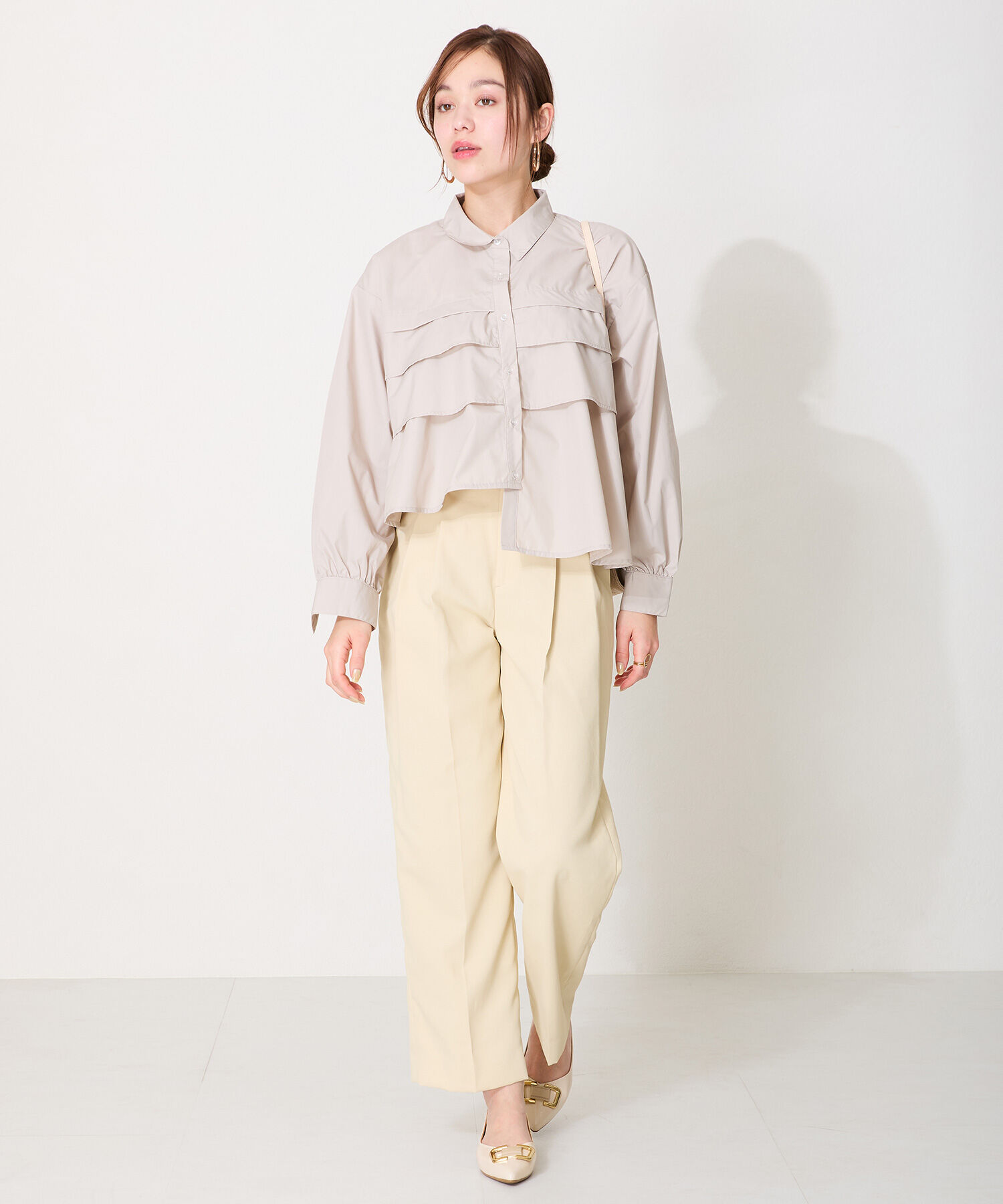 ORiental TRaffic「●2025春夏新作●ポインテッドトゥモチーフパンプス/51104 パンプス フラット 人気 トレンド」|パンプス|