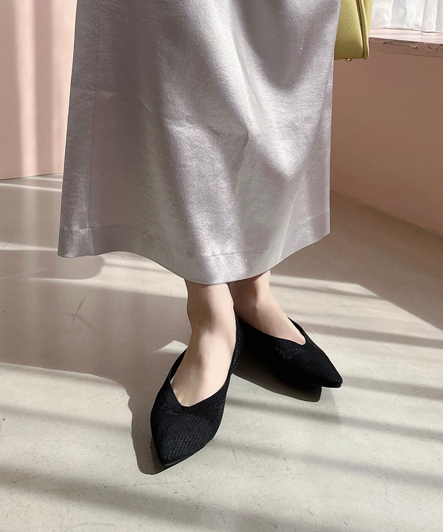 WA Oriental TRaffic「●人気アイテム● 軽量 シアー ニットパンプス /52108 柔らかい クッション」|パンプス|