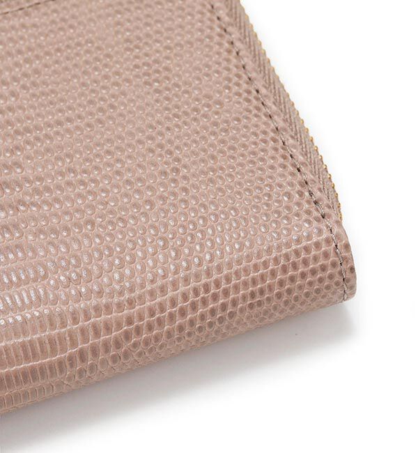 TOPKAPI 「イタリアンレザー・リザード型押し・Lファスナー長財布マチ付き LUCIA[ルチア]」|財布|