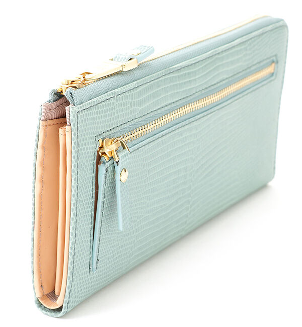 TOPKAPI 「イタリアンレザー・リザード型押し・Lファスナー長財布マチ付き LUCIA[ルチア]」|財布|