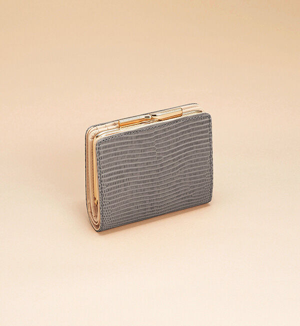 TOPKAPI 「イタリアンレザー・リザード型押し・がま口２つ折り財布 LUCIA[ルチア]」|財布|