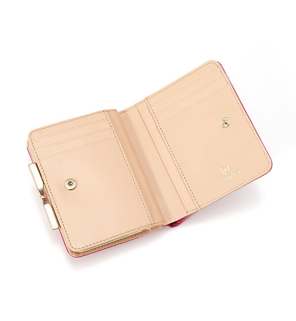 TOPKAPI 「イタリアンレザー・リザード型押し・がま口２つ折り財布 LUCIA[ルチア]」|財布|