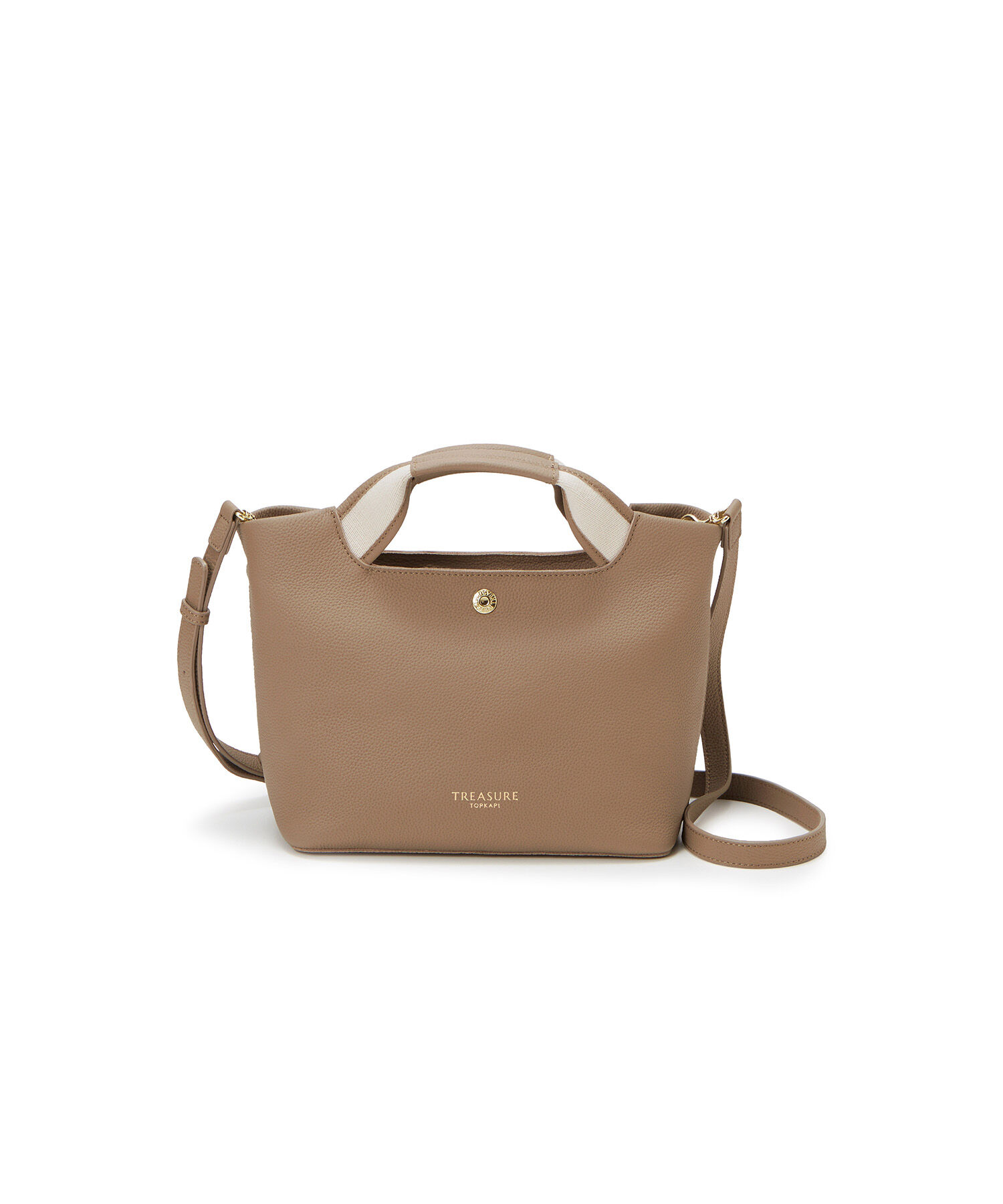 TOPKAPI TREASURE「【TREASURE TOPKAPI】ソフトシュリンク テープハンドル ショルダー付きミニ トート バッグ」|トートバッグ|