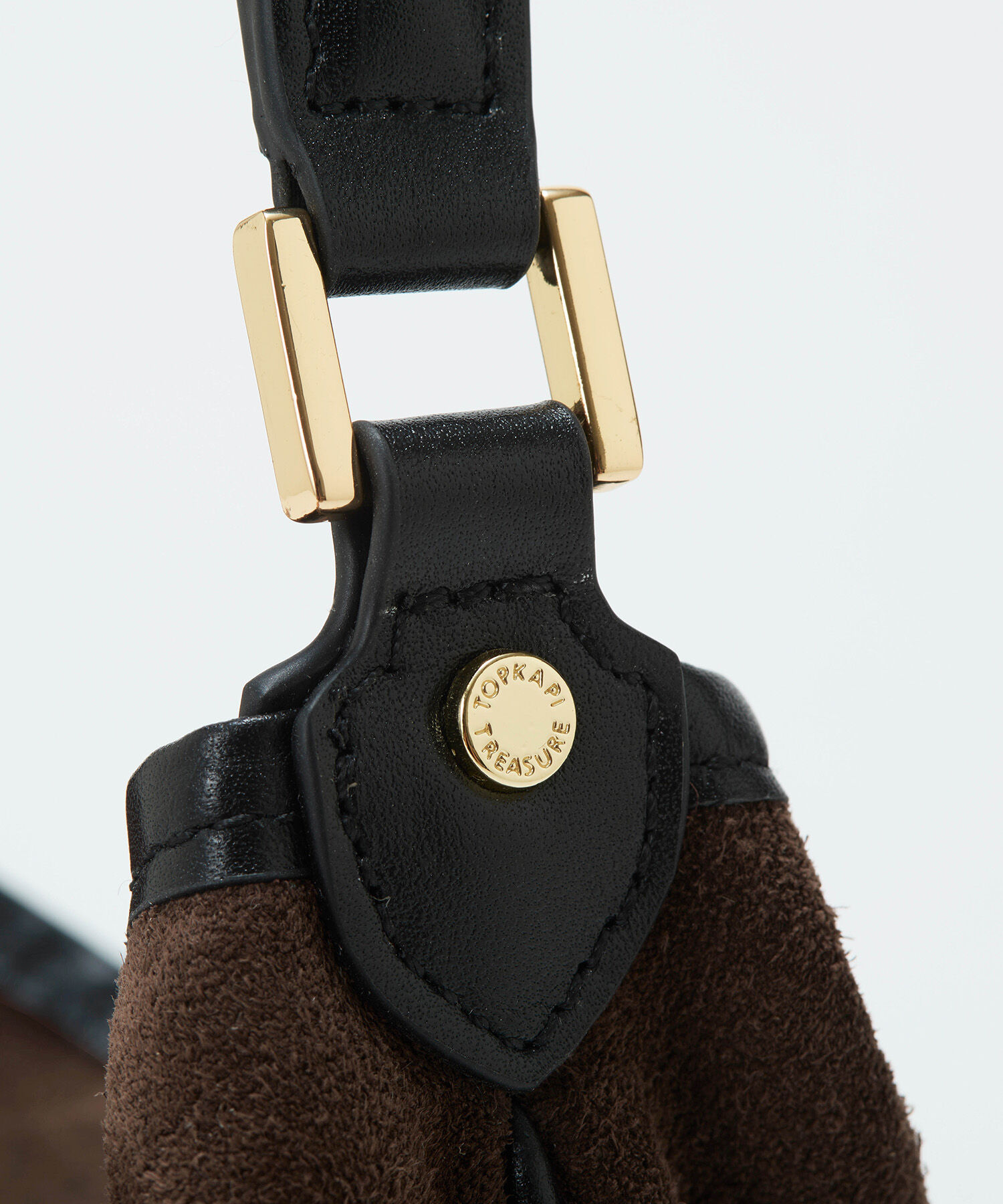 TOPKAPI TREASURE「【TREASURE TOPKAPI】スエード レザーコンビ ワンショルダーバッグ チャーム付き」|ショルダー・メッセンジャー|