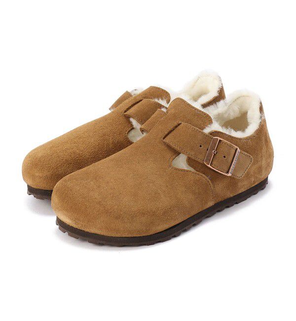 BIRKENSTOCK「【ビルケンシュトック】ロンドン シアリング/ティー スエードレザー/シューズ レディース」|その他|ティー