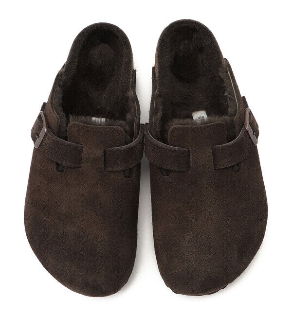 BIRKENSTOCK「【ビルケンシュトック】ボストン シアリング/モカ スエードレザー/クロッグ メンズ/BOSTON」|サンダル|