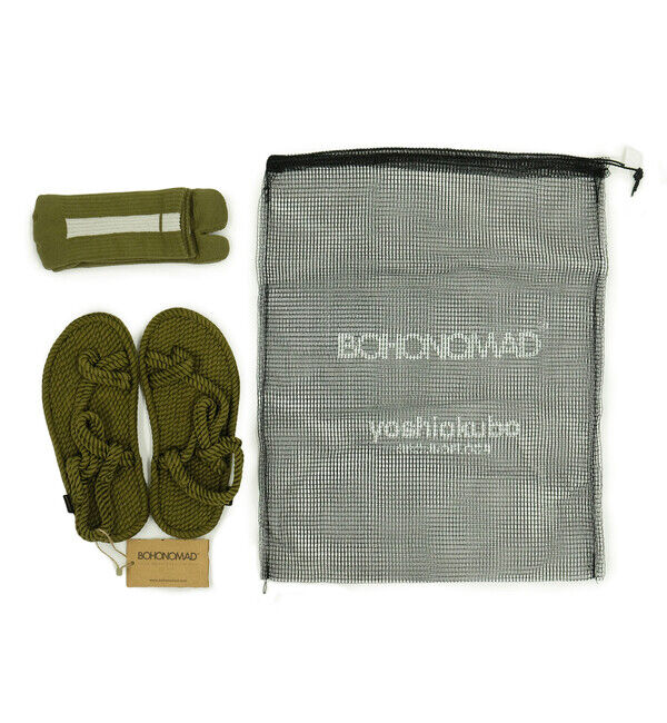BOHONOMAD「【BOHONOMAD】ボホノマド x ヨシオクボ/カーキ/サンダル メンズ/HAWAII」|サンダル|カーキ