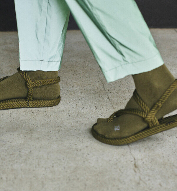 BOHONOMAD「【BOHONOMAD】ボホノマド x ヨシオクボ/カーキ/サンダル メンズ/HAWAII」|サンダル|