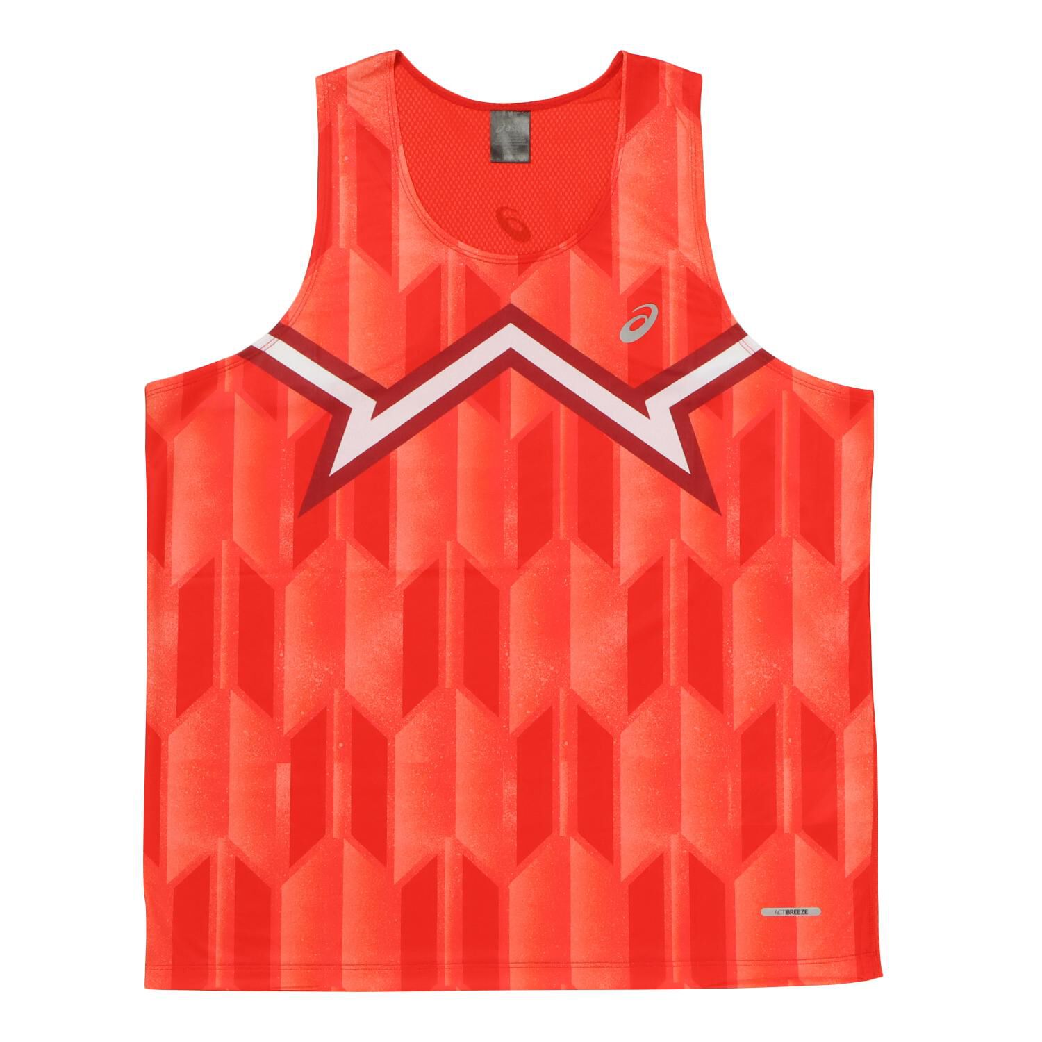 asics「【asicsｳｪｱ】M NATIONS ﾗﾝｼﾝｸﾞﾚｯﾄ」|Tシャツ・カットソー|レッド