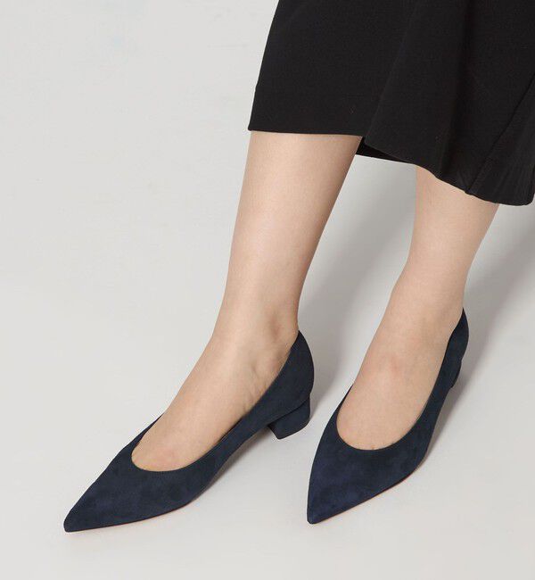 ODETTE E ODILE「ポインテッドブロックヒール パンプス35&darr;&uarr;」|パンプス|