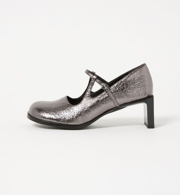 ODETTE E ODILE「＜SY＞ オブリークWストラップ パンプス55&uarr;」|パンプス|SILVER