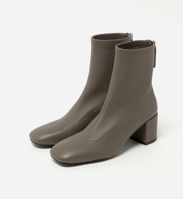 ODETTE E ODILE「ストレッチレザー ショートブーツ60&darr;&uarr;」|ショートブーツ|