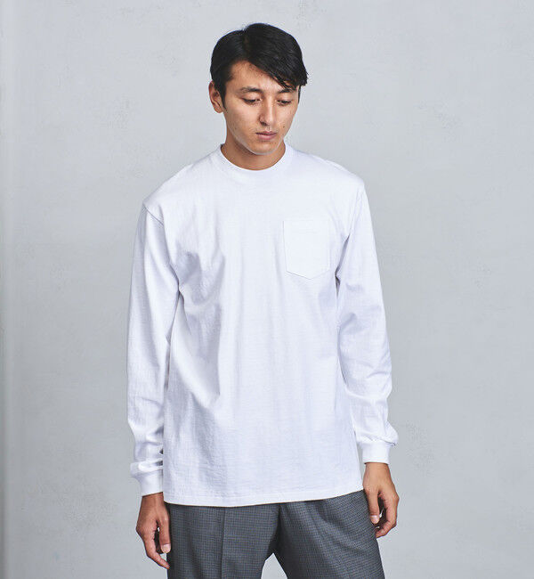 UNITED ARROWS「＜ANATOMICA（アナトミカ）＞ クルーネック カットソー」|Tシャツ・カットソー|WHITE