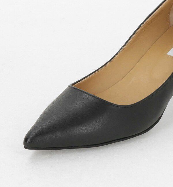 UNITED ARROWS「ポインテッドトゥ ソフト パンプス BLACK」|パンプス|