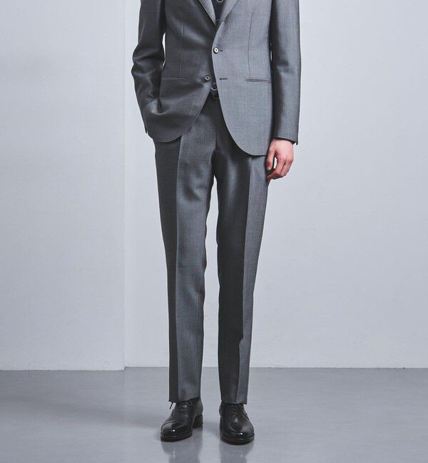 UNITED ARROWS「ウールモヘヤ シャンブレー 3ボタン スーツ S-MODEL」|スーツ|