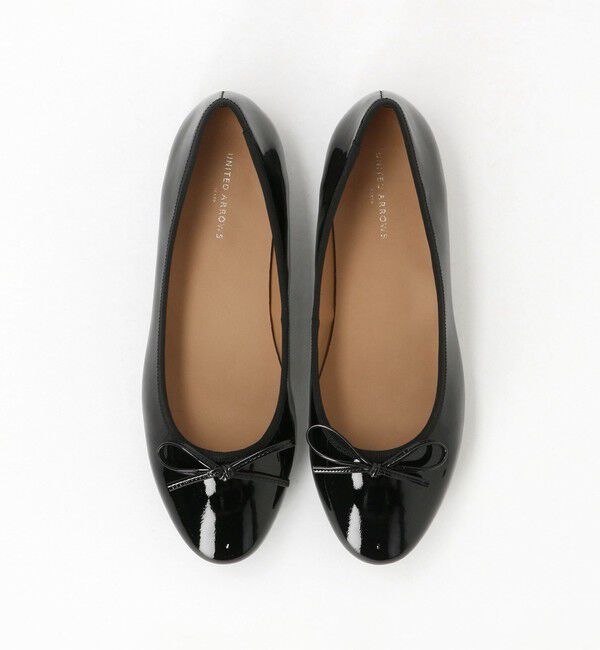 UNITED ARROWS「レイン レザー バレエシューズ」|レインシューズ|